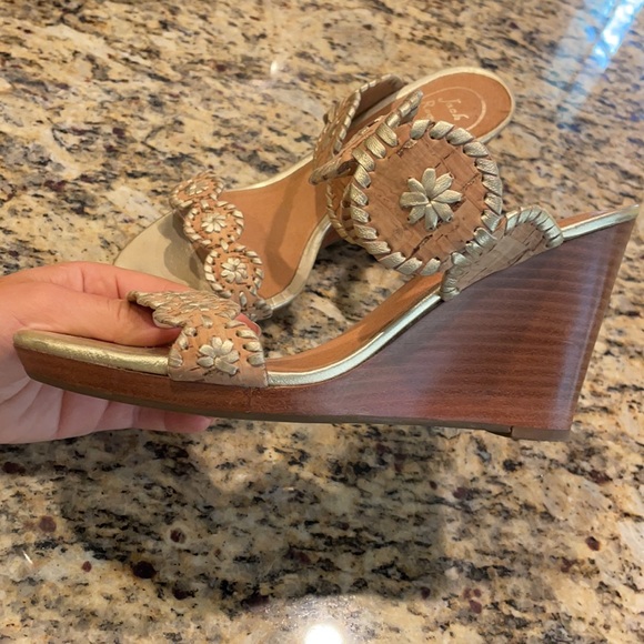 Jack Rogers Wooden Stacked Wedge, 9 - Picture 2 of 4